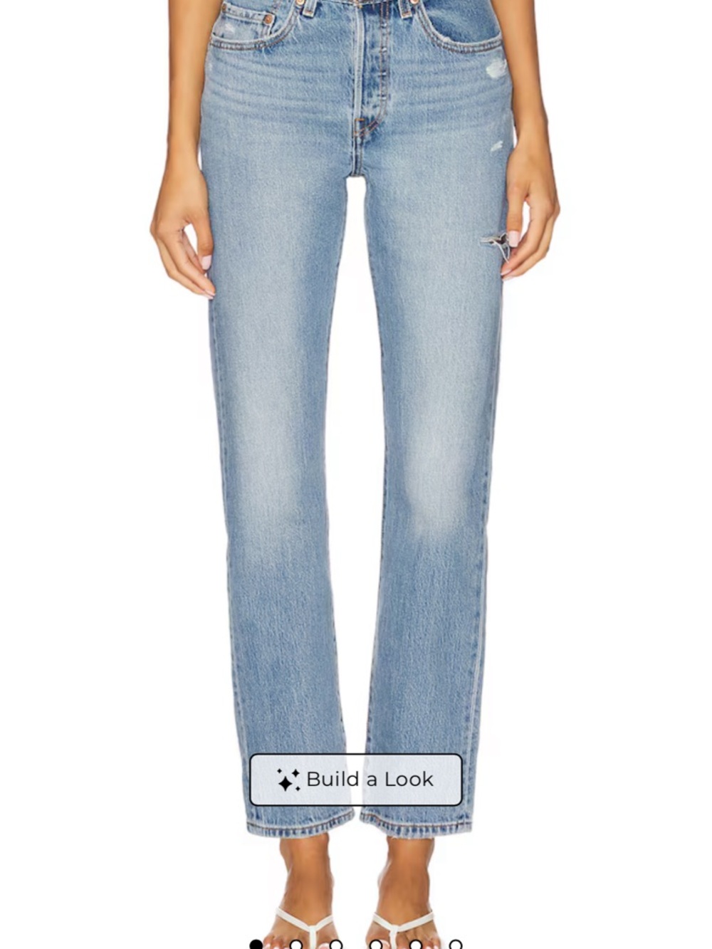 NWT - Levi's Light Blue High-Rise Straight Leg Jeans